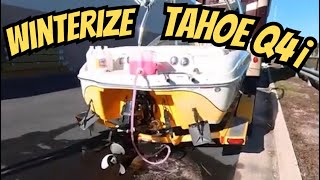 2014 TAHOE Q4i | WINTERIZATION PROCEDURE