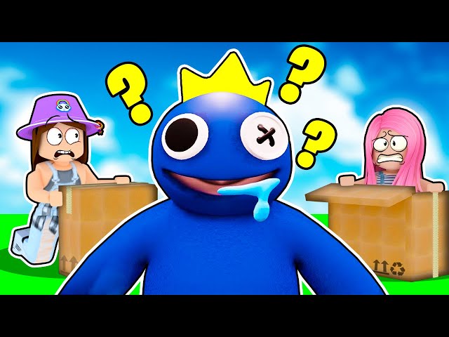 NOVO FINAL? ME TRANSFORMEI NO MONSTRO ROXO E PEGUEI O BICHO AZUL BABÃO NO  RAINBOW FRIENDS (Roblox) 