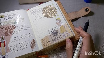 2020 Midori A6 Journal With Me No. 1 - Daily setup