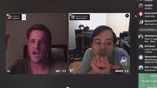Martin Shkreli VS Guy With HIV CRAZY FIGHT on Live stream