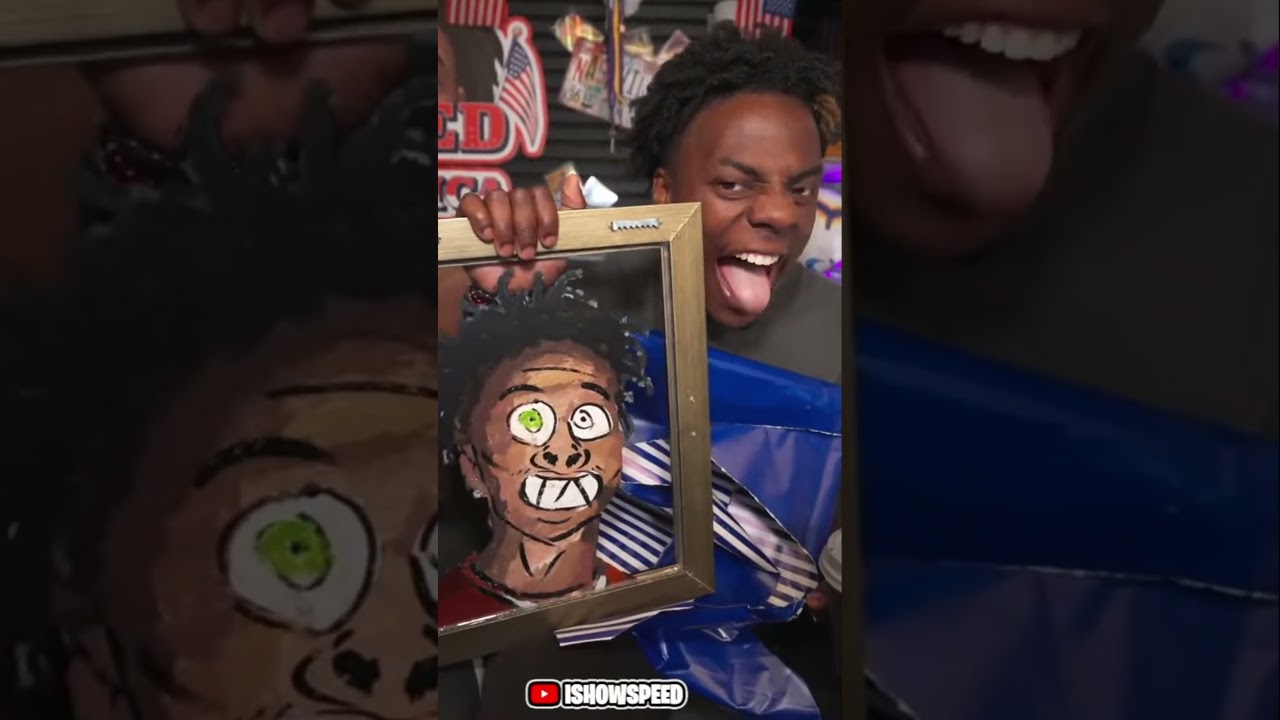 Speed Got Baited By A Fan Painting 😂