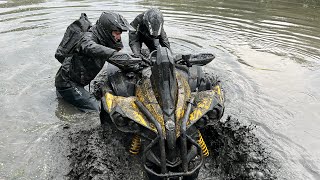 ШТУРМУЕМ БОЛОТА, ГРЯЗЬ, БРОДЫ, ТРЕНИРОВКА ПЕРЕД ГОНКОЙ, БРП РЕНЕГАД 1000 ХХС, ХМР, РМ-800, ГЕПАРД.