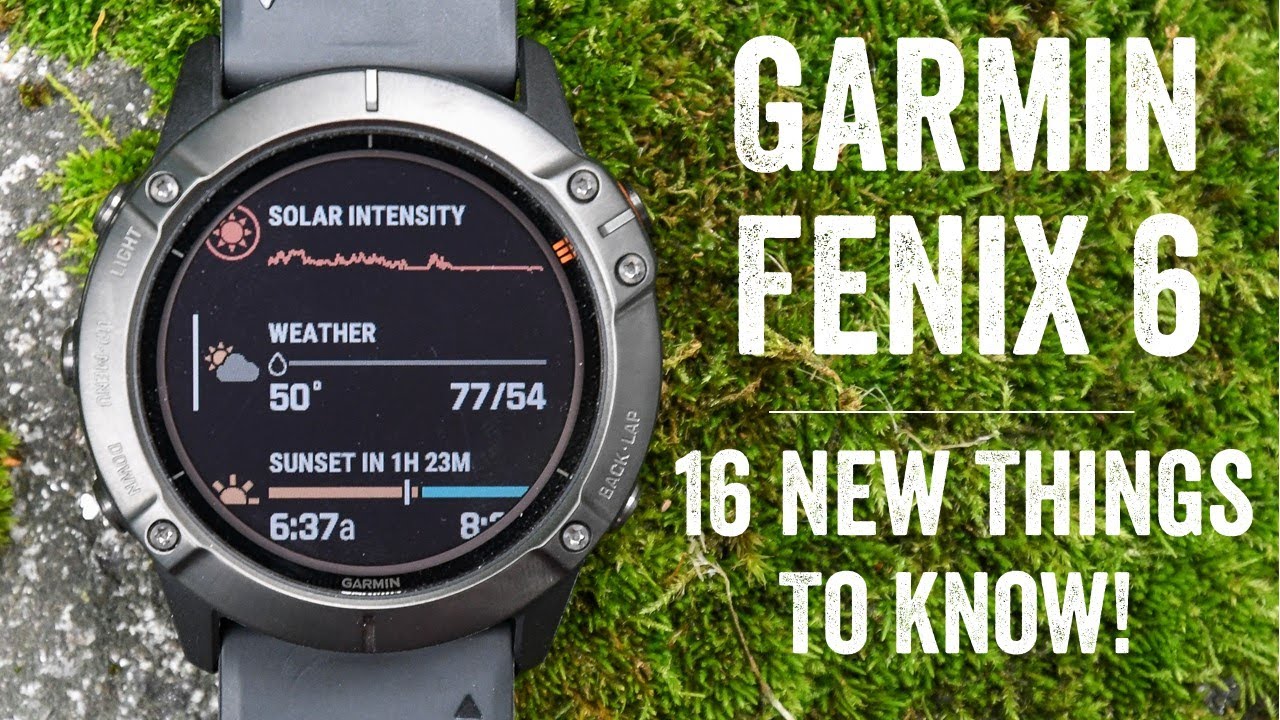 Garmin fenix® 6 Pro & Sapphire