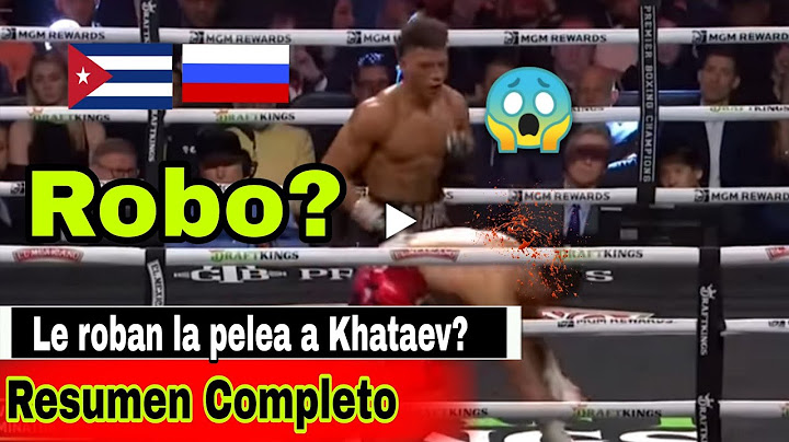 Resumen de la pelea David Morrell vs. Imam Khataev, pelea completa, Figth Morell vs. Khataev