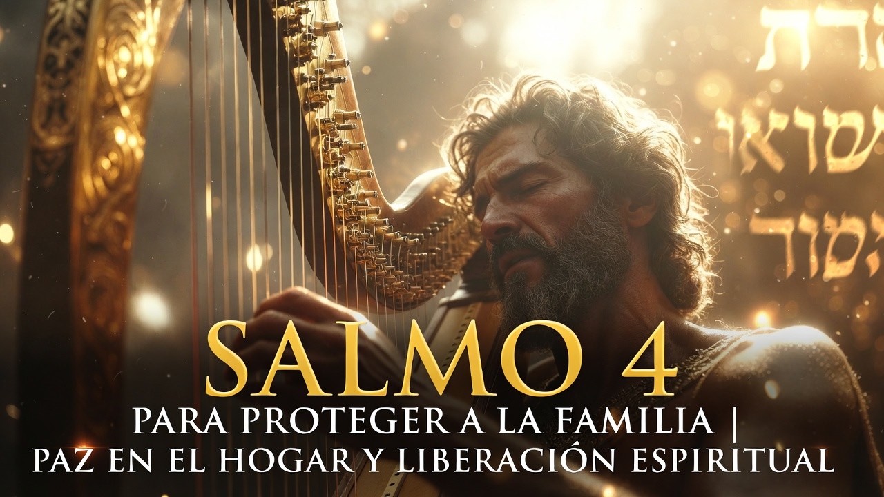SALMO 4 DE DAVID | PAZ EN EL HOGAR Y LIBERTAC ION ESPIRITUAL #salmo4 #salmos #gospelmusic #jesus