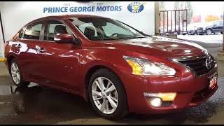 2015 Red Nissan Altima  2.5L  SL Pre Owned Review | PG Motors