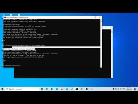 54  Start and stop firewall Windows Dos Commands tutotrial   System Admin tutorial commands