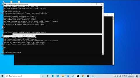 54  Start and stop firewall Windows Dos Commands tutotrial   System Admin tutorial commands