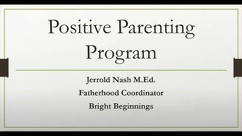 Triple P - Positive Parenting Program