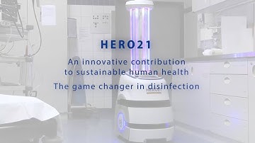 HERO21, UVC disinfection robot