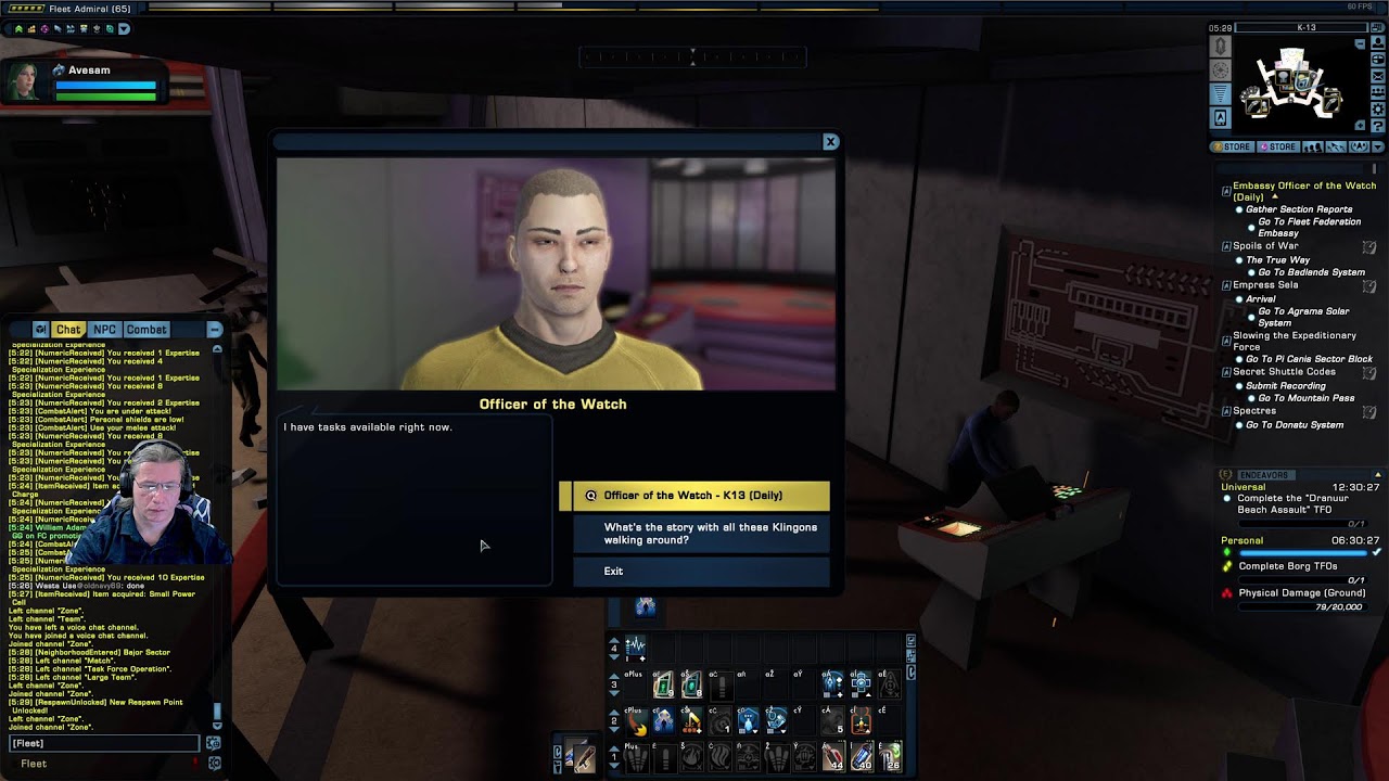 Star Trek Online – 04 – Daily, New Romulus, Some Quests, TFO for Romulan Marks
