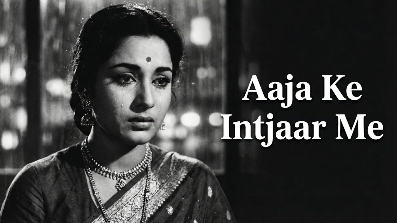 Aaja Ke Intezar Mein | 60s 70s Retro Romantic Song | Old Bollywood Style | Beete Lamhe Music