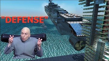 Chopping a Megalodon in half with Ring Shields