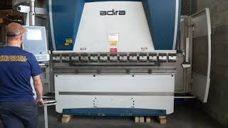 Adira 8′ x 90 Ton DNC-Controlled Hydraulic Press Brake with ModEva 10 Control, QIHD 8025 PLS