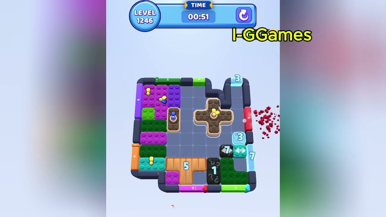 Color Block Jam Level 1246 - YouTube