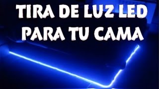 Tira luz LED 5 metros habitación cama