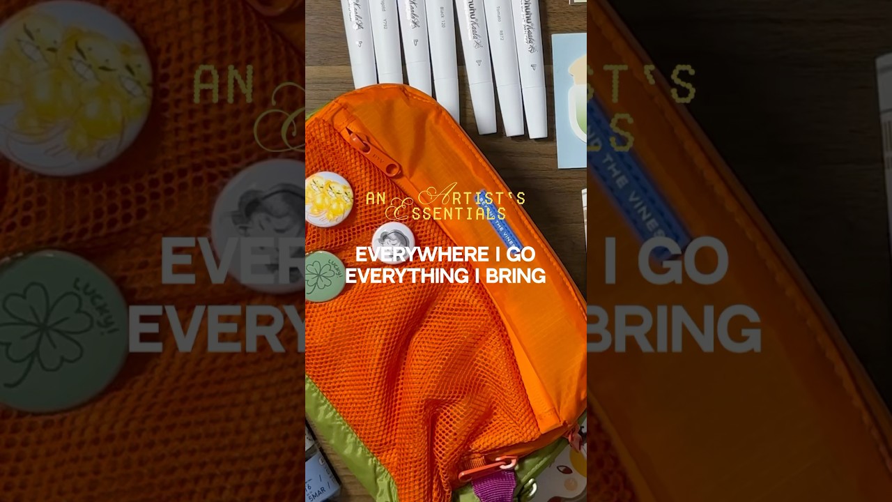 Essential Items from a Traveling Artist. Beyond the Vines ParaPouch 