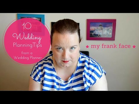 10 Frank Wedding Planning Tips from a Wedding Planner | A Style of Living