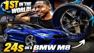 CRAZY OUTCOME!!!! PUTTING 24S ON BMW M8 COMPETITION.