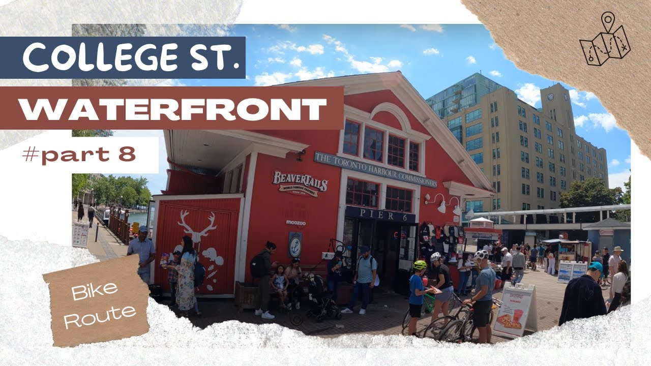 College St to Toronto Waterfront Bike Route (via Beverley St)