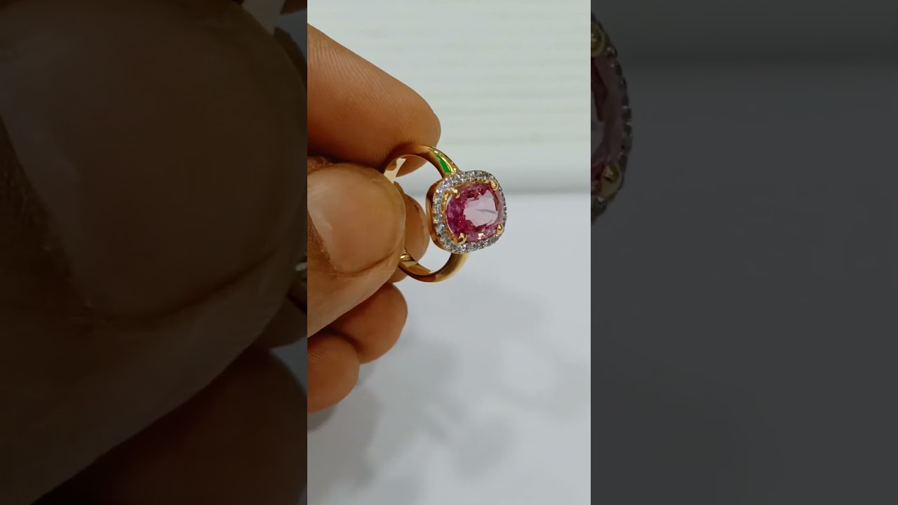 Ruby & Diamond Ring Custom desing by venusjewellers.com