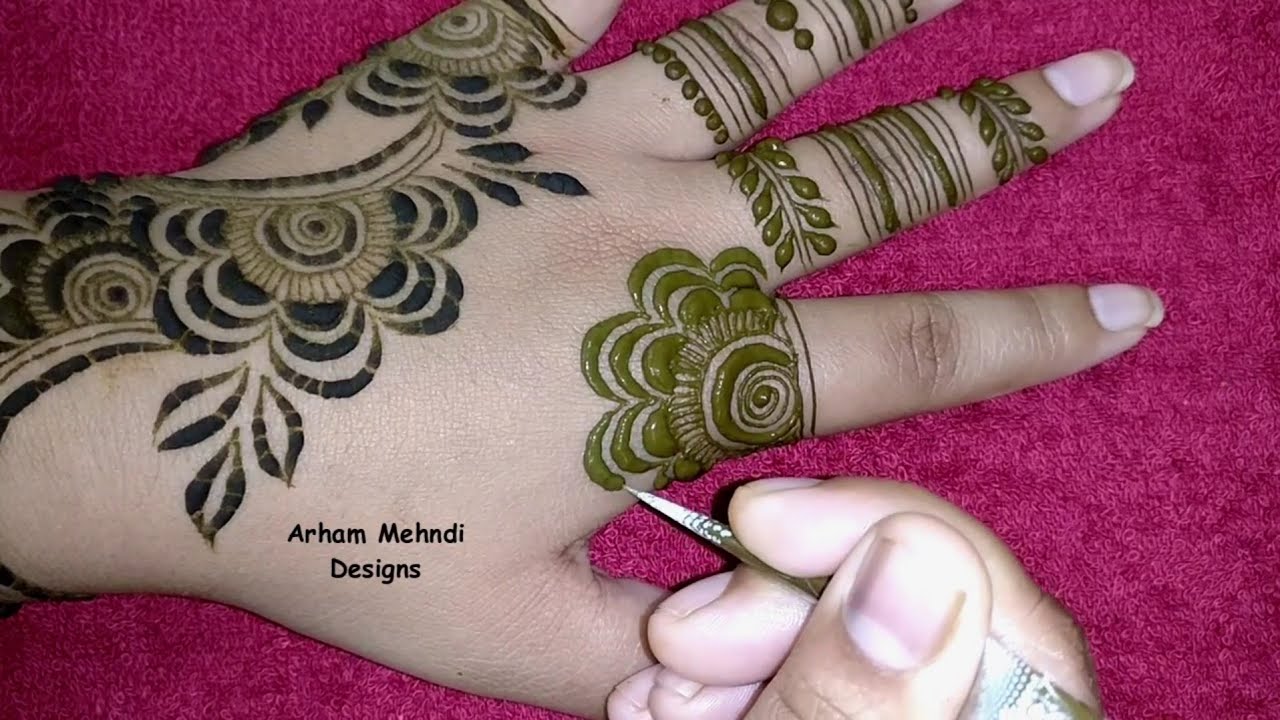 New Beautiful and Stylish Mehndi Design|| Simple Easy Mehndi Design for ...