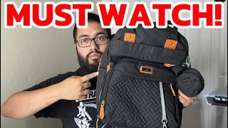 BabbleRoo Diaper Bag Backpack - Baby Essentials Travel Tote Black (My Honest Review)