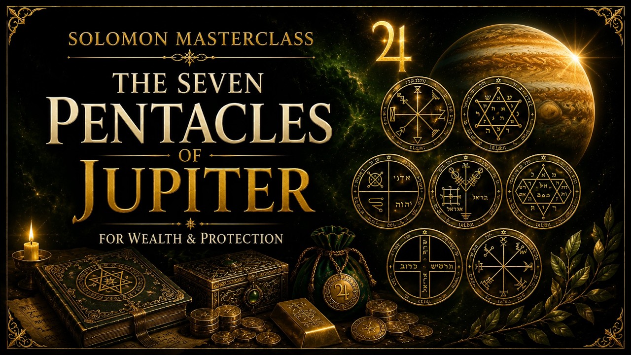 Solomon Masterclass: 7 Pentacles of Jupiter for Wealth & Protection