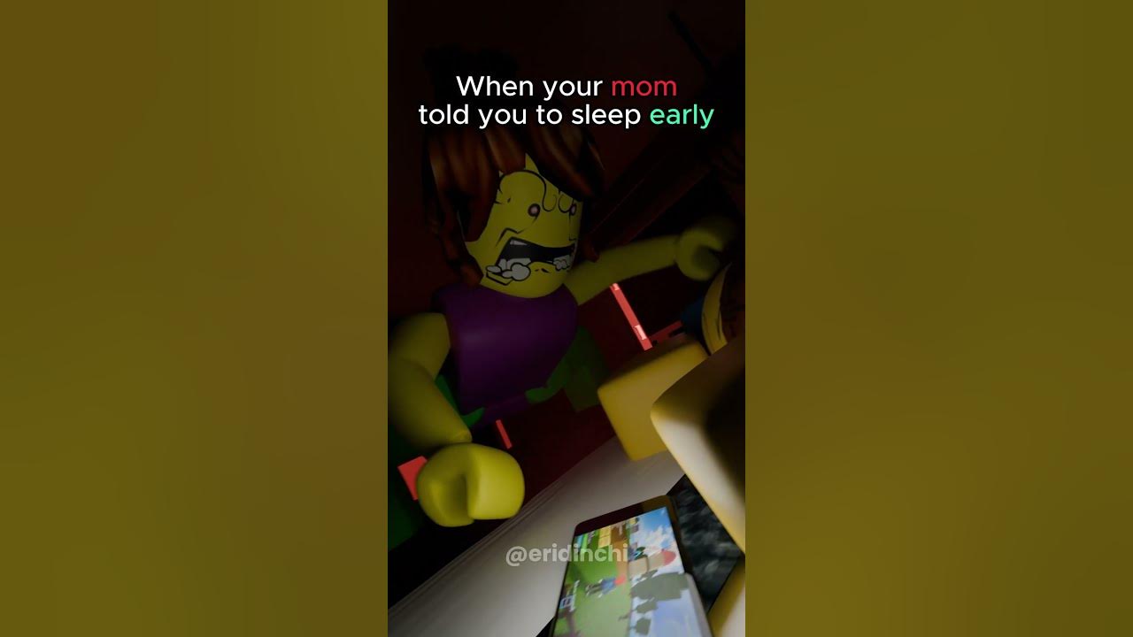 Pov: You try to fake being a sleep in a sleepover #eridinchi #roblox #robloxanimation  #robloxmemes
