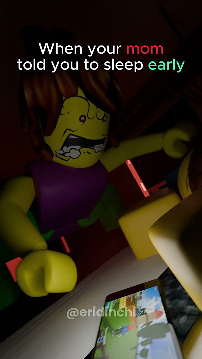 Pov: You try to fake being a sleep in a sleepover #eridinchi #roblox #robloxanimation #robloxmemes