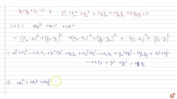 If G be the centroid of a triangle ABC, prove that,   `AB^2 + BC^2 + CA^2 = 3(GA^2 + GB^2 + GC^...