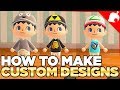 How to Make Custom Designs & Pixel Art in Animal Crossing new Horizons
