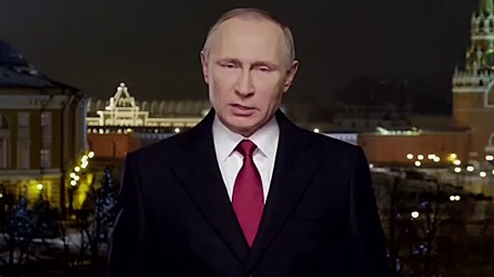 Президент России Владимир Путин поздравил Россиян с Новым годом