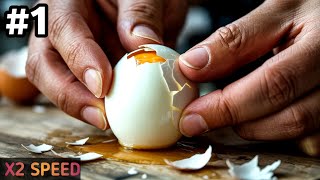 “Raw Egg Peeling Challenge | सच में possible है?”