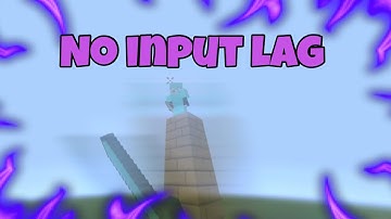input lag/delay on minecraft windows 10 bedrock...