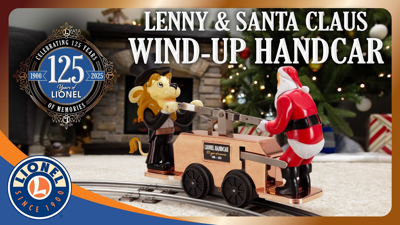 Lenny/Santa Handcar - Bronze