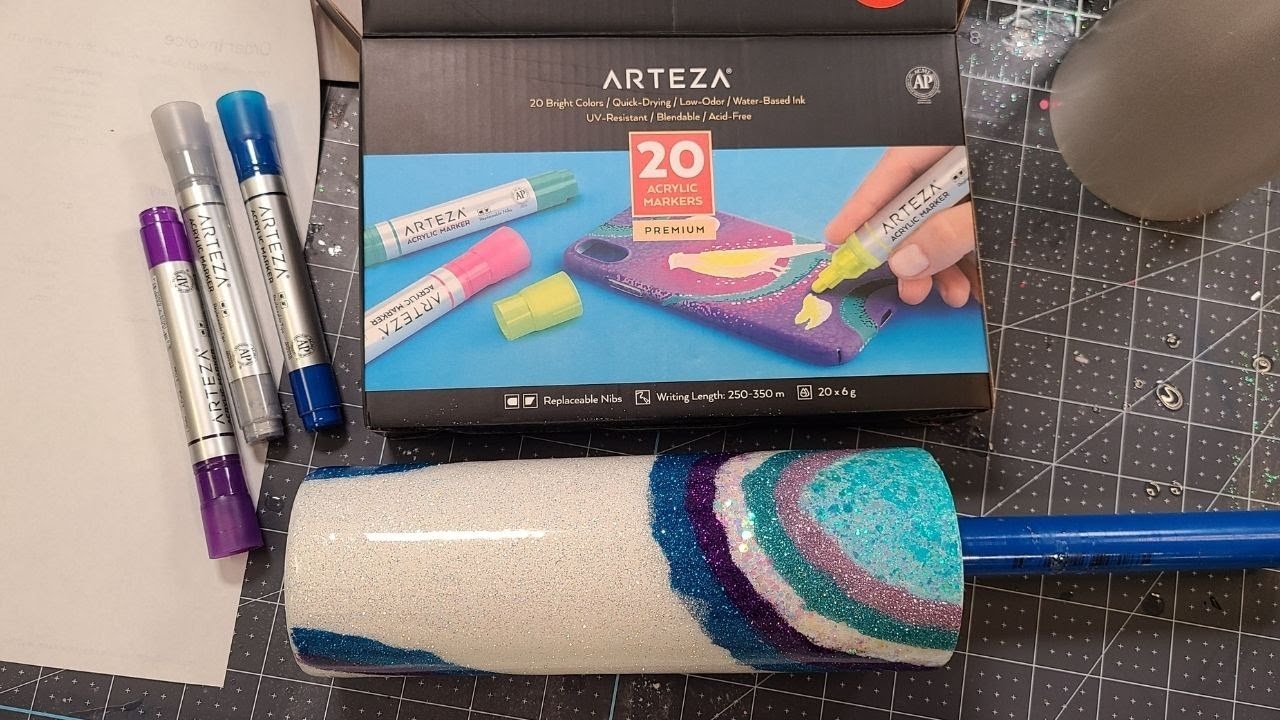 Are Arteza Acrylic Paint Markers Worth It? [HONEST REVIEW+OPACITY