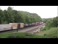 7 trains in one half hour at Cassandra, Pa. July 30, 2014