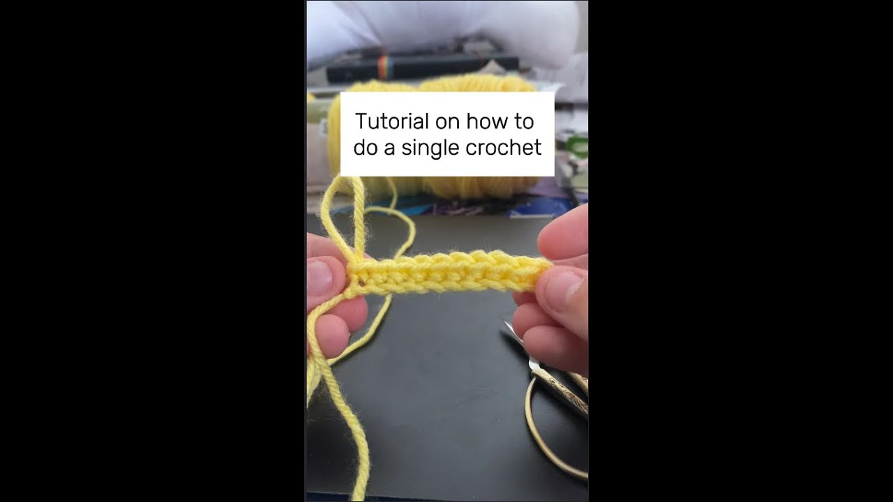 how to do single crochet decrease - youtube Images... Tutorial on how to do a single crochet - YouTube