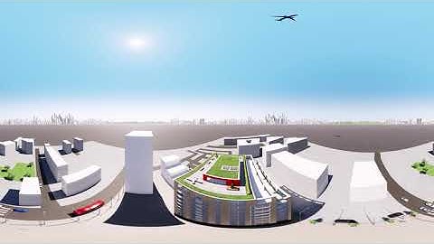 Twinmotion 360 Video of Residential block development in London, modelled in Revit