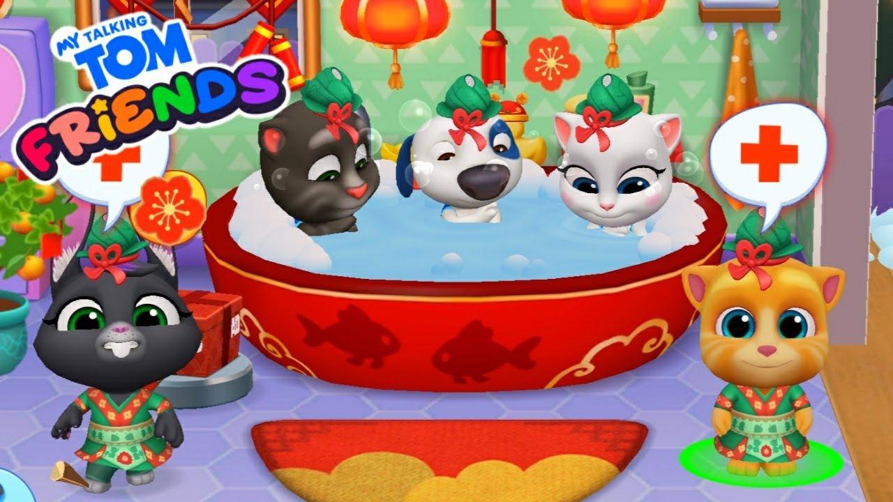 My Talking Tom Friends Lunar New Year Update Gameplay Walkthrough