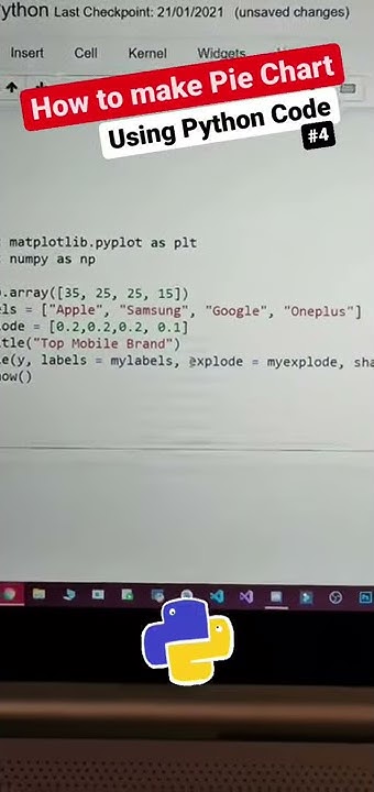 Make Pie Chart Using with Python 🔥 - YouTube