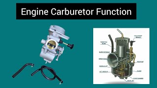 Function of Engine Carburetor | 5 Main parts of a Carburetor