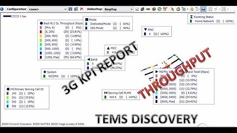 How to make 3G KPI Reporting using TEMS Discovery