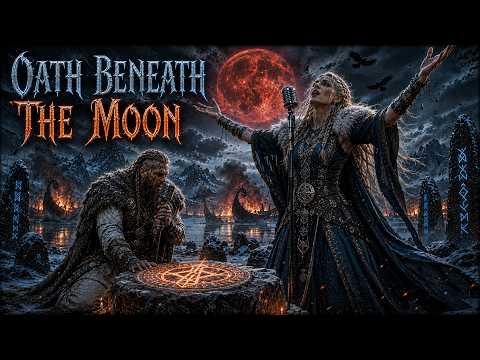 Oath Beneath the Moon | Two warriors their destiny beneath Odin's crimson moon | Epic Nordic Duet