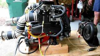 350 SBC Marine Engine Startup