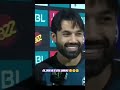 oh, dear he is still smiling 😄 🥺🥺🥺 #hblpsl9 #youtubeshorts #rizzy #iuvms #msviu #psl9final