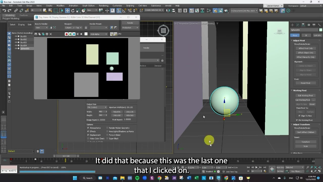 1f Intro to 3ds Max UI - Render a Pic as a png or other picture format