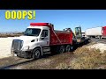 Dump Truck Goes Offroading FAIL!