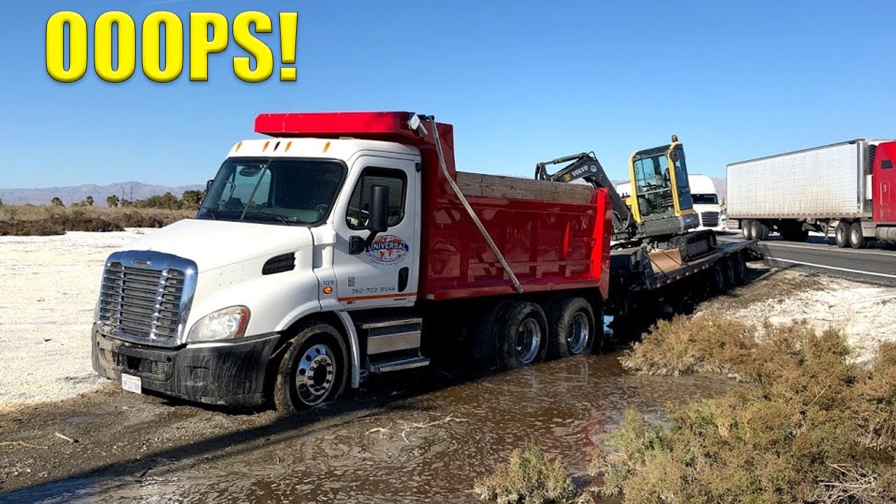 Dump Truck Goes Offroading FAIL! YouTube